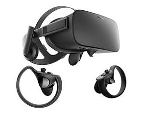 Photo of Oculus Rift and link to download Gizmo VR